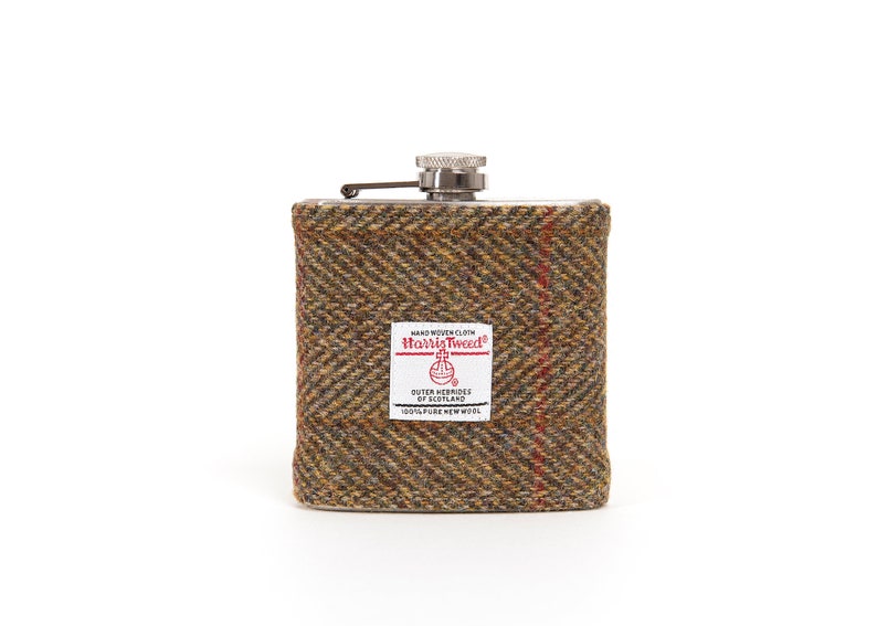 Funny Gift Novelty Gigantic Harris Tweed Hip Flask 64oz amazing great gift for the guy who thinks he has everything HT09