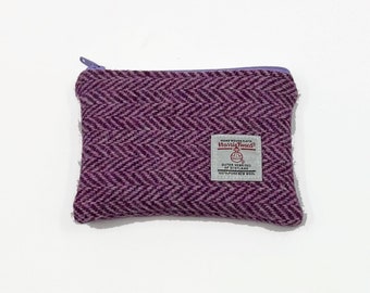 Harris Tweed coin purse / zipped coin pouch /change purse - HT58