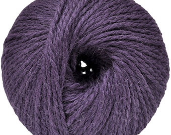 Purple Yarn - Alpaca/wool - Bulky - 100 gr./ 191 yd.