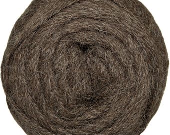 Dark mottled chestnut Yarn - 100% Alpaca - Fine - 100 gr./ 400 yd.
