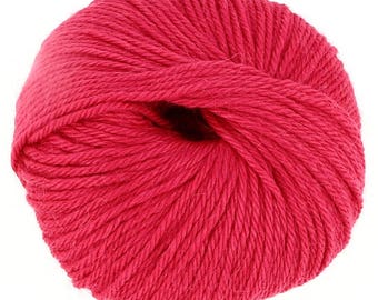 Pelote de laine Fuschia - 100% Baby Alpaga - 50gr.