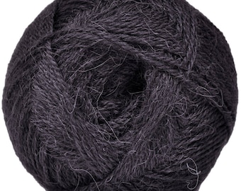 Aubergine Yarn - 100% Alpaca - Fine - 100 gr./ 400 yd.