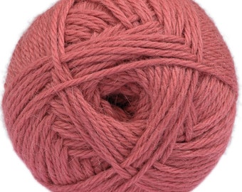 Rose - Baby lama/Mérinos - Aran - 100 gr.