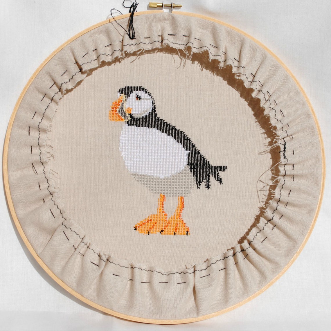 Puffin Cross Stitch Pattern Modern Cross Stitch PDF Digital - Etsy