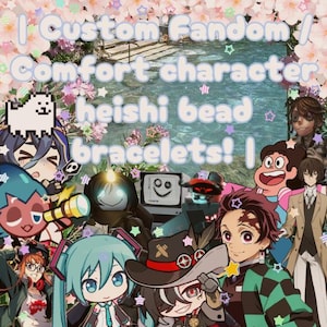 Custom Fandom / Comfort character Heishi bead bracelet!