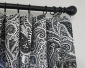 Items Similar To Curtains Curtain Panels Window Valance Black