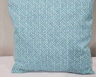 Outdoor pillow cover,pillow cover, coastal pillow cover, blue pillow cover,