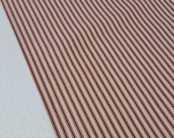 Table Runner, Red stripe table runner, Valentine  table runner, red ticking table runner, stripe table runner, red table runner