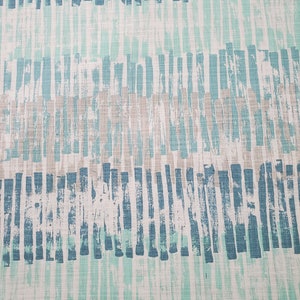 Bed runner, coastal blue, teal and gray bed runner, image 1