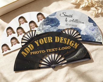 Benutzerdefinierter Fotofächer: Personalisierter Fotofächer Fächer Hochzeit Gastgeschenk