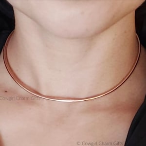 Boho choker, choker, copper, choker, gold collar necklace, choker necklace, copper jewelry, gold choker, copper necklace image 1