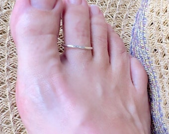 Anillo para el dedo del pie, anillo para el dedo del pie de plata, anillos para el dedo del pie, anillos para los dedos del pie, joyas de verano, anillos para el dedo del pie de plata de ley, regalos para mujeres