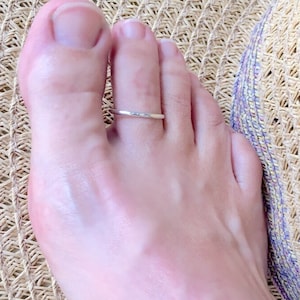 Anillo para el dedo del pie, anillo para el dedo del pie de plata, anillos para el dedo del pie, anillos para los dedos del pie, joyas de verano, anillos para el dedo del pie de plata de ley, regalos para mujeres