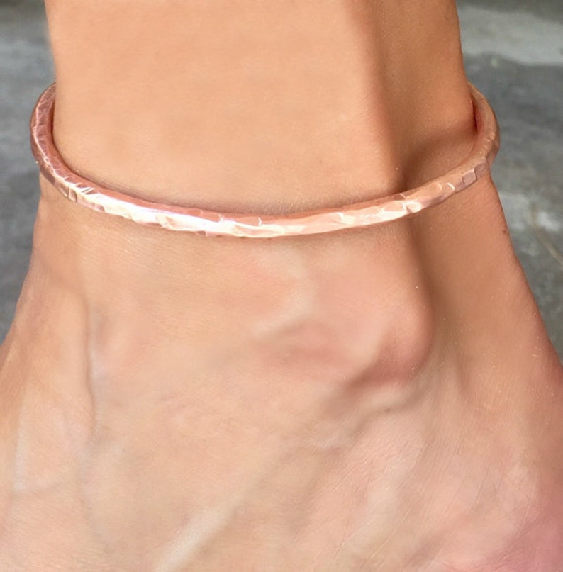 Ankle bracelet boho copper anklet boho anklet simple Etsy