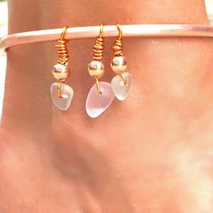 Ankle bracelet, copper anklet, boho anklet, simple anklet,shiny anklet, copper jewelry, beach anklet