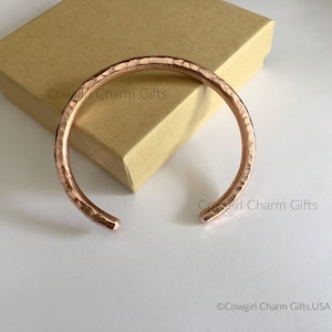 Copper bracelet, copper bangle bracelet, copper arthritis bracelet, copper jewelry, hammered copper bracelet