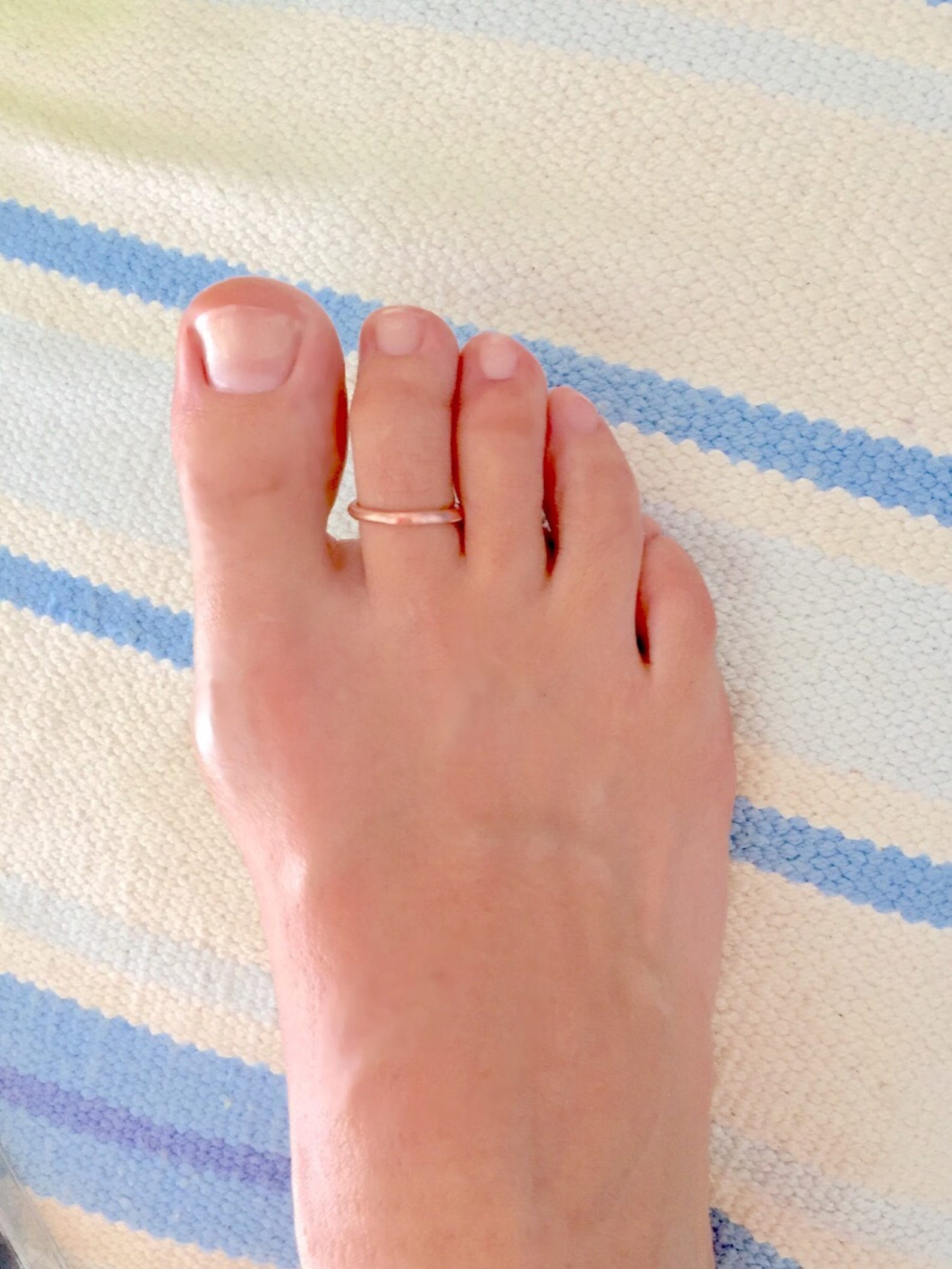 Solid Copper Toe Ring Copper Toe Ring Toe Rings Rings for - Etsy