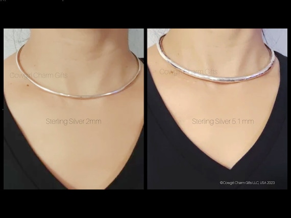Sterling Silver Choker, Boho Choker Necklace, Choker Sterling Silver Choker, Boho Choker Necklace, Choker