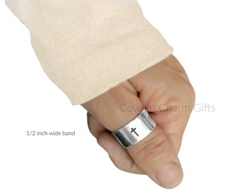 Cross ring, Silver cross ring, Cross jewelry, women’s religious gift, religious gifts