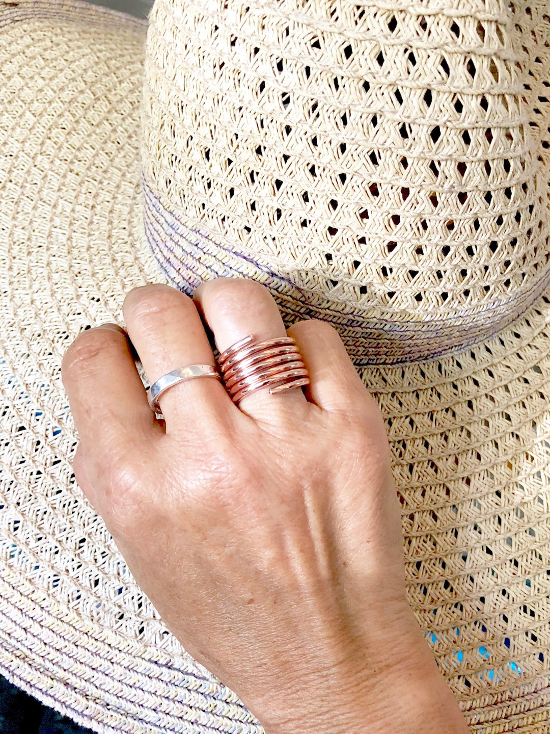 Spiral Copper Ring, Copper Rings for Women, Copper Ring, Womens Copper ...