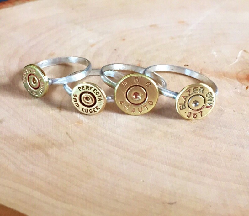 Women's Bullet Ring Bullet Jewelry Bullet Ring NRA Etsy