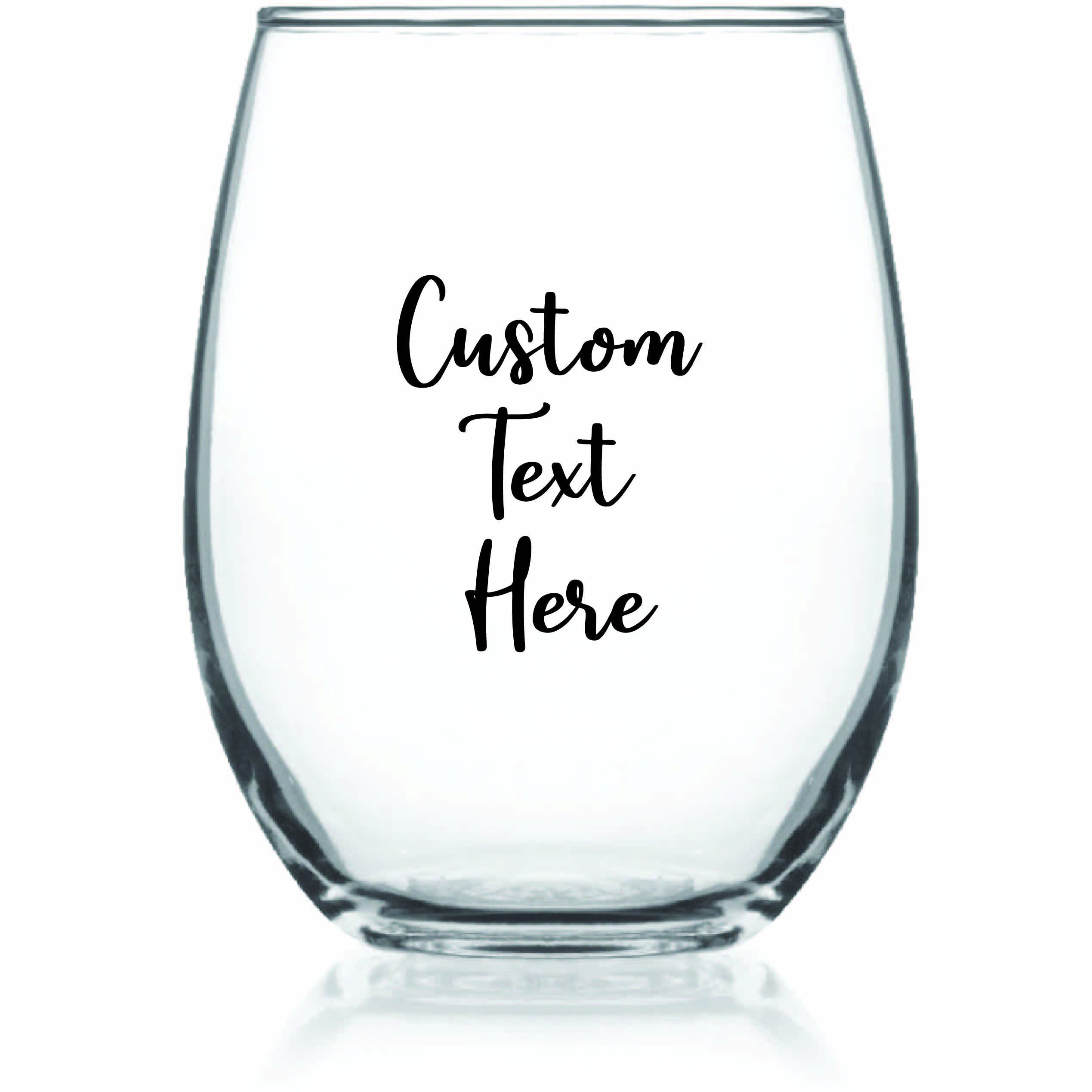Customized Wine Glass Personalized Wine Glass Your Own Etsy