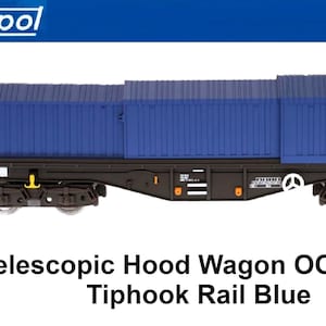OO Gauge Telescopic Hood Model Wagon Railcar Train Truck, Brand New