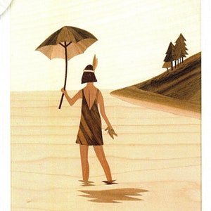 Chloe MARQUETRY KIT Beach Girl Picture CRAFT Kit