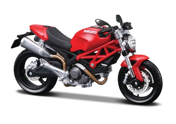 Model Motorbike Kit Ducati Monster 696 2011 Die cast Metal Model Motorcycle Scale 1 12 Maisto Etsy Canada