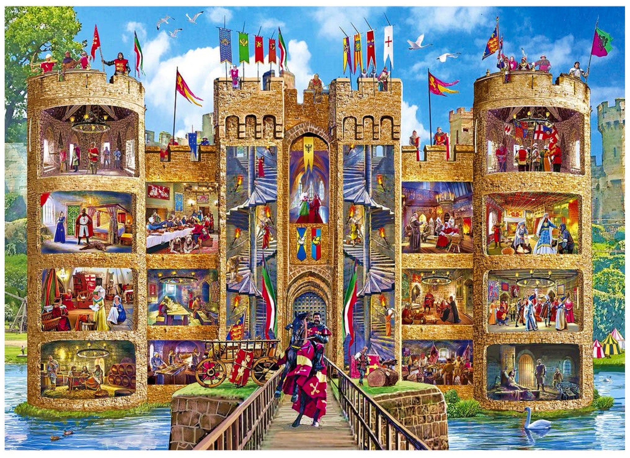 その他 Jigsaw Puzzl3000SKULLS &amp; FLOWERS CASTLE その他 Jigsaw Puzzl3000SKULLS & FLOWERS CASTLE Jigsaw