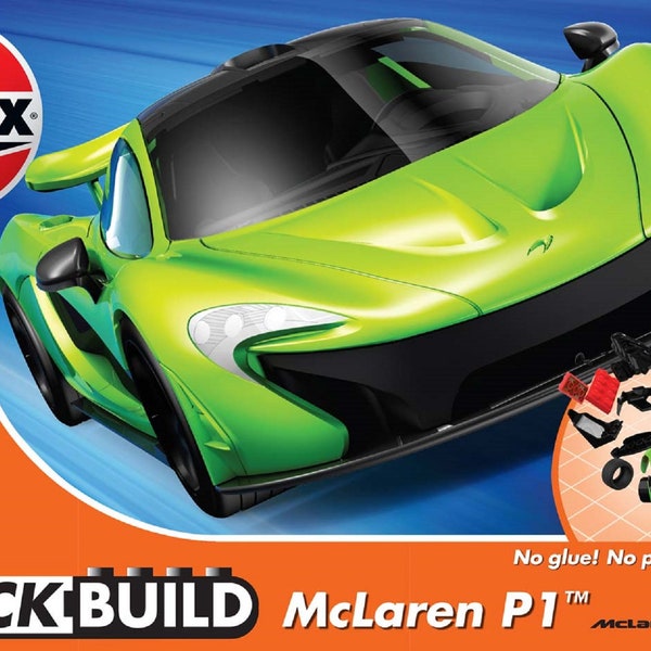 Model Car Kit McLaren P1 AIRFIX QUICK BUILD Lego-Like Kids Age 6+ Starter Set