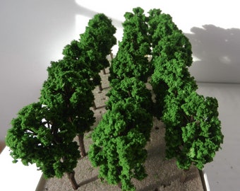 20 Model Trees (7.5cm) - N/Z/HO Scale Railway Diorama Scenery B10