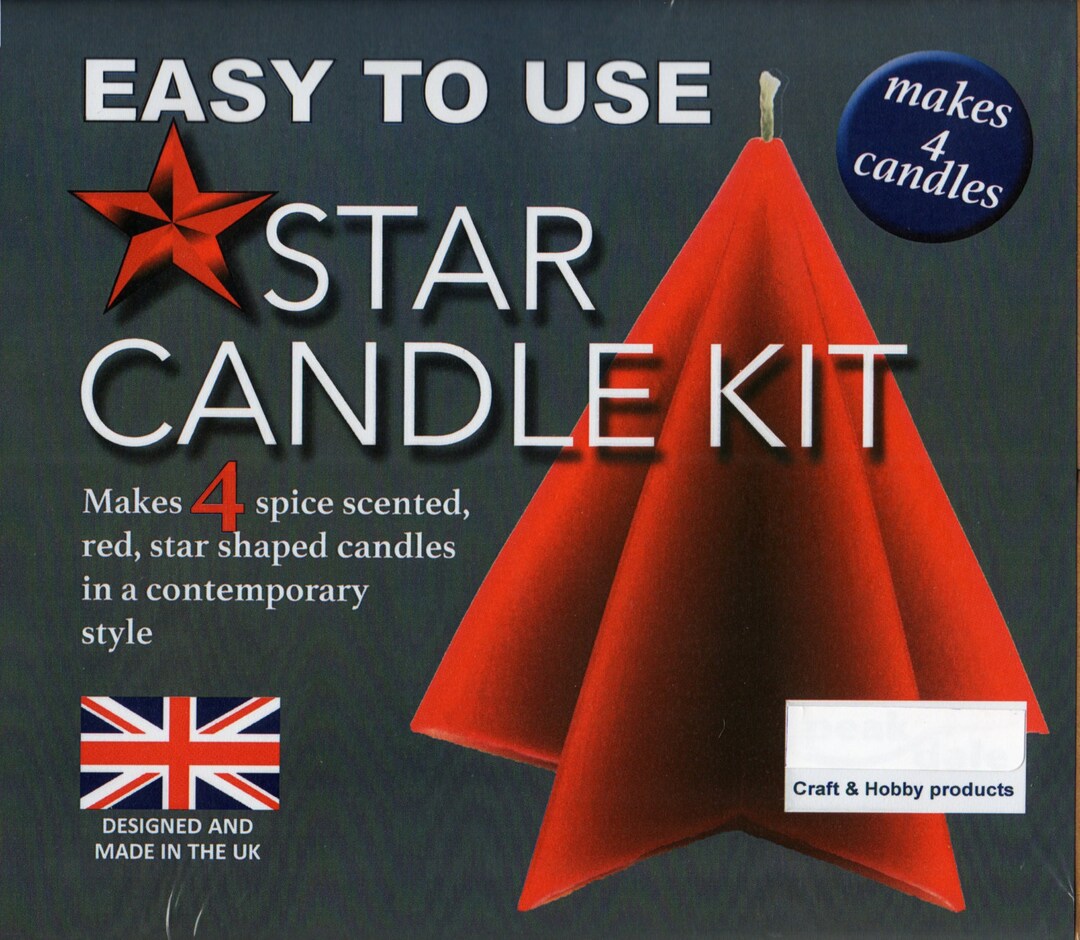 STAR CANDLE MAKING Kit Brand New Craft Kit Etsy
