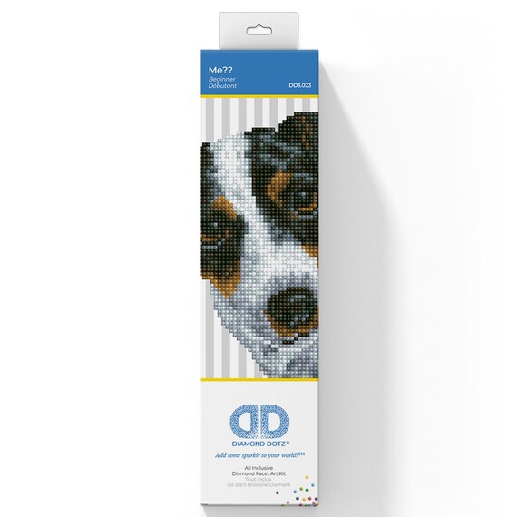 5D Diamond Painting Adulte Kits, Broderie Diamant Kit Complet Grand Format chien fleur Peinture Diamant, DIY Puzzle Point de Croix Painting par Numéros Kit pour Noel Murale Décoration 70x105cm ZA-1491