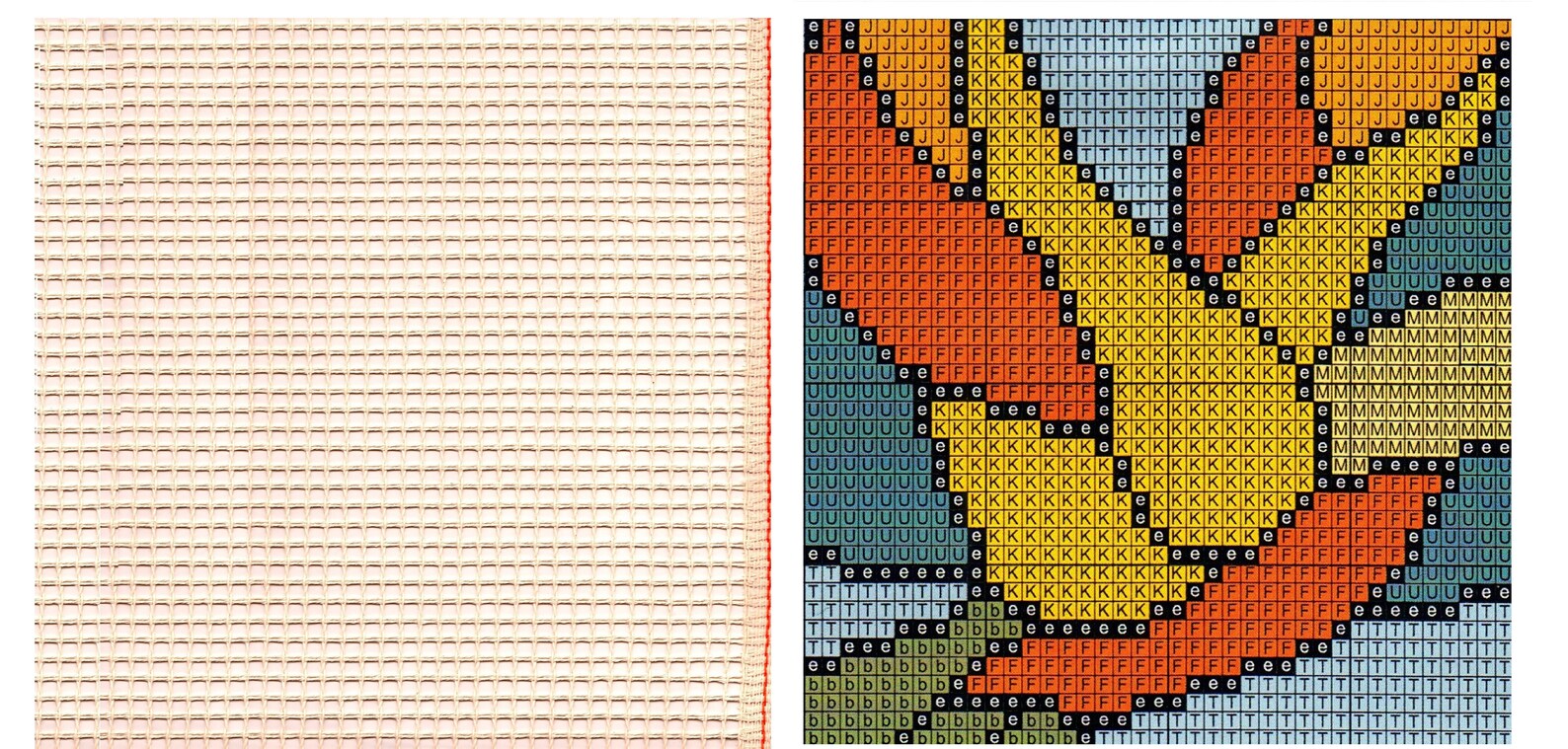 5 x Blank LATCH HOOK CANVAS Size 29 x 29 cm 11.4 x 11.4 ins Etsy