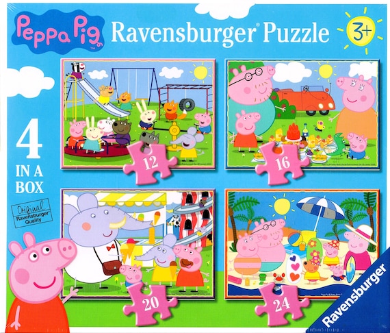 Peppa Pig 4 in A Box JIGSAW PUZZLE Ravensburger 069583 for Children Age 3  Plus, Brand New 