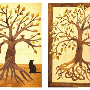 Tree of Life MARQUETRY KIT Nature Picture CRAFT Kit