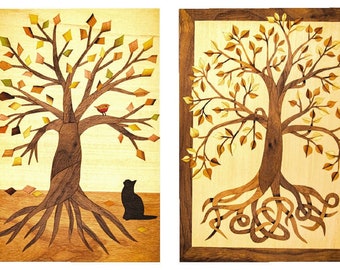 Tree of Life MARQUETRY KIT Nature Picture CRAFT Kit