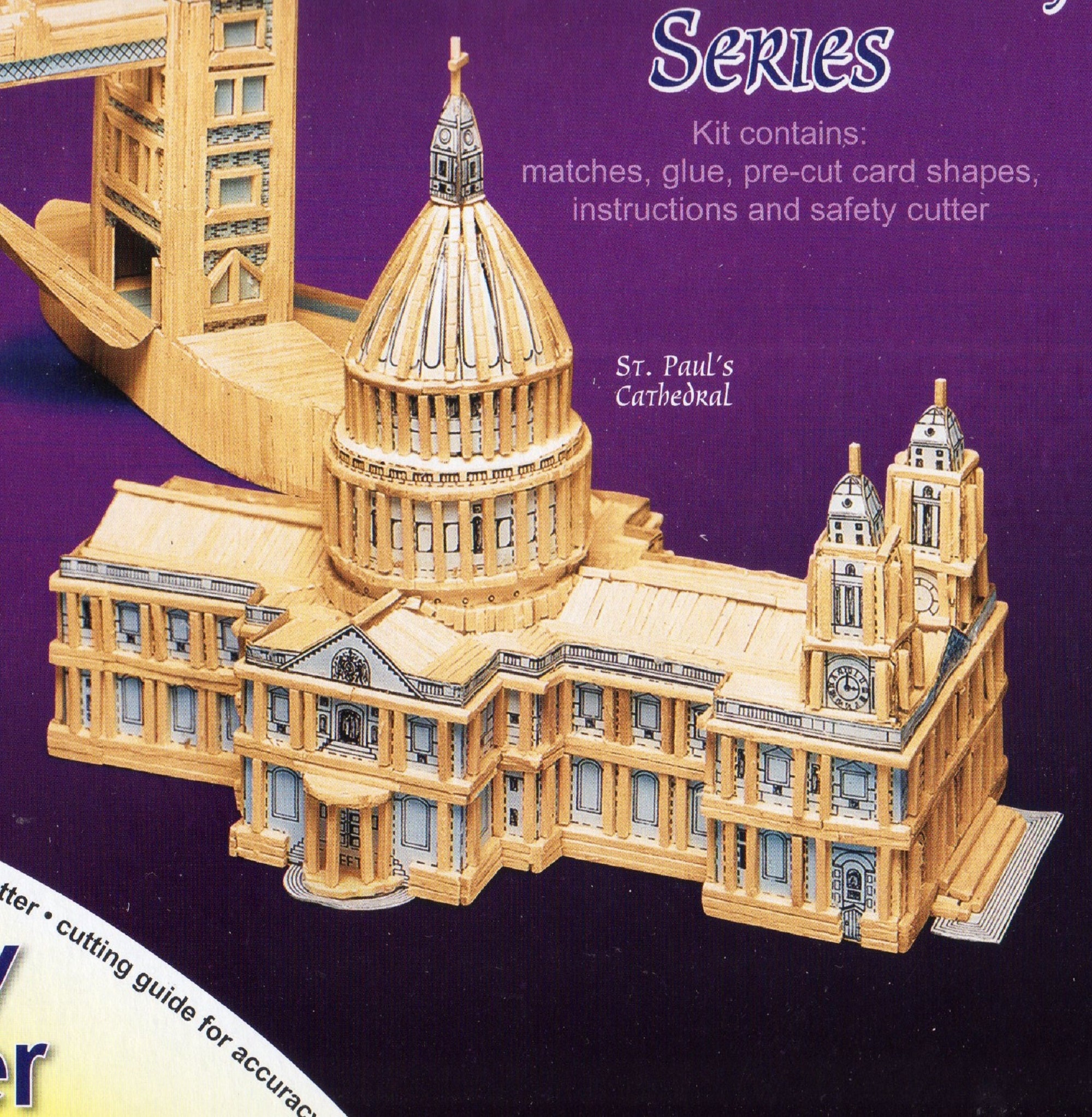 Grandfather Clock Matchstick Model Craft Kit by Hobby's 