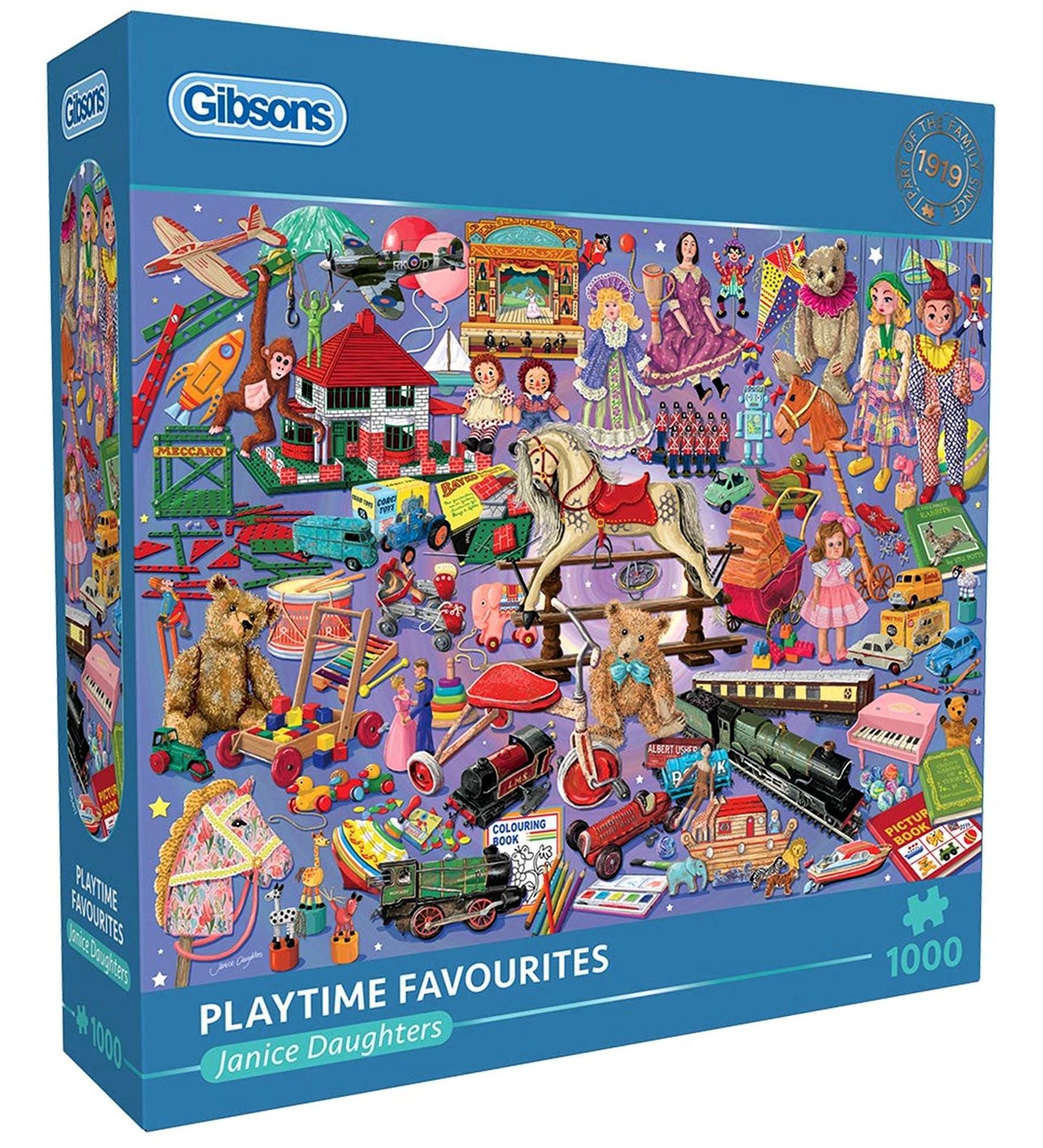 1000 Piece JIGSAW PUZZLE Playtime Favourites, Toy Collage, Brand New ...