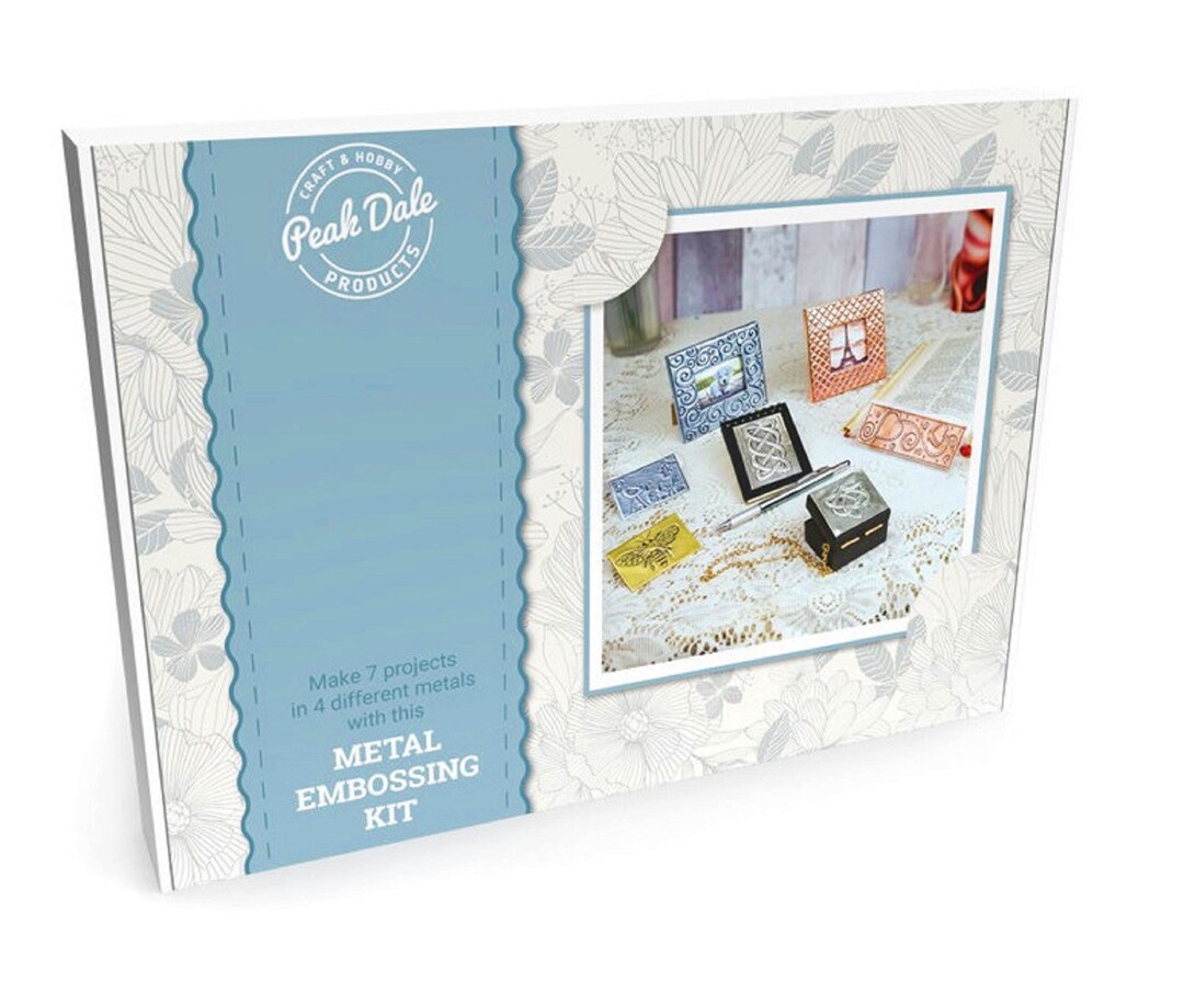 METAL EMBOSSING KIT, Metal Craft Kit, Repousse 7 Pcs Metalwork Kit Etsy