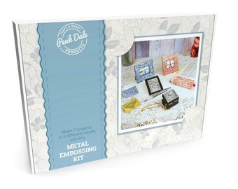 METAL EMBOSSING KIT, Metal Craft Kit, Repousse 7 pcs Metalwork Kit