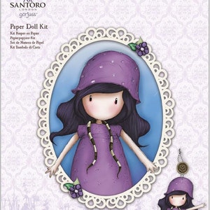 SANTORO Paper Doll Kit Gorjuss Rainy Daze