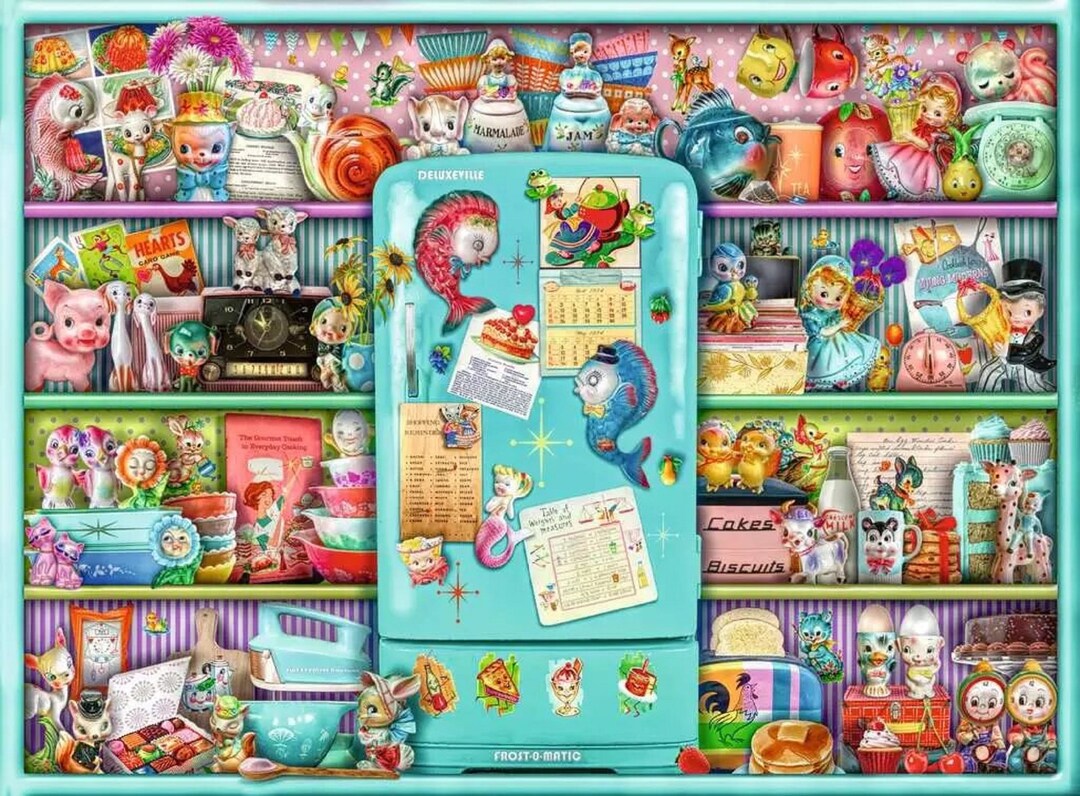 Kitschy Kitchen RAVENSBURGER 500 Piece Premium JIGSAW PUZZLE, Brand New Etsy