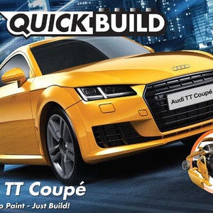 Model Car Kit Audi TT Coupe Airfix QUICK BUILD Lego-Like Kids 