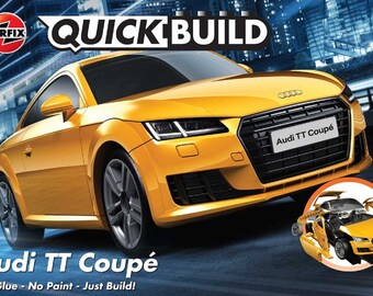 Model Car Kit Audi TT Coupe Airfix QUICK BUILD Lego-Like Kids Starter Set Age 6+