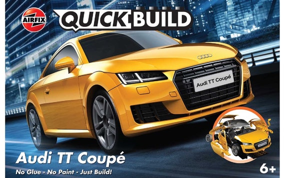 Audi TT Coupe Plastic Model Car Kit Airfix QUICK BUILD Lego-like Kids  Starter Set 