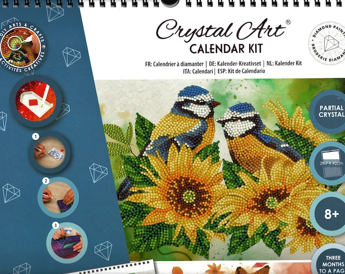 Perpetual Calendar DIAMOND PAINTING KIT Partial Drill Crystal Art Craft