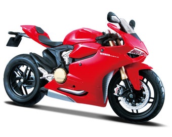 Model Motorbike Kit Ducati 1199 Panigale Die-Cast Metal Model Motorcycle Scale 1:12 Maisto