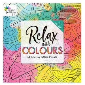 Colour Therapy Adult Coloring Books (Set of 3): Pattern, Animal, Floral Designs